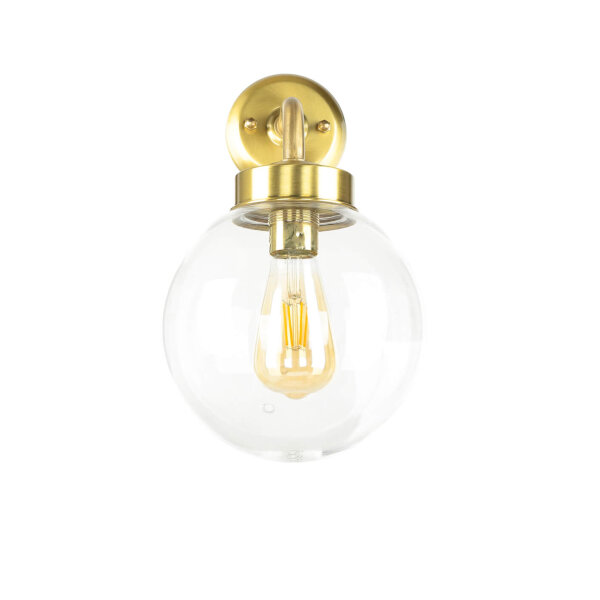 Lampe dextérieur laiton Abat-jour sphérique E27 mur maison jardin