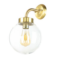 Lampe dextérieur laiton Abat-jour sphérique...