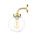 Lampe dextérieur laiton Abat-jour sphérique E27 mur maison jardin