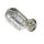 Lampe dextérieur mur laiton verre IP64 E27 en antique