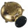 Lampe dextérieur Maritim laiton véritable verre strié IP64 E27 SERIFOS