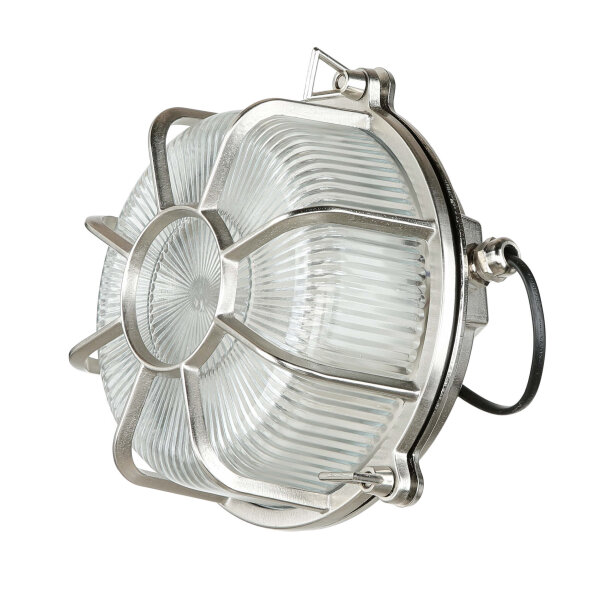 Lampe dextérieur Mur Maritim Laiton véritable Verre strié E27