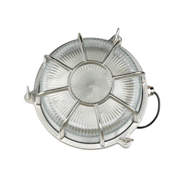 Lampe dextérieur Mur Maritim Laiton véritable Verre strié E27