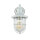 Applique extérieure Blanc IP64 E27 verre laiton massif