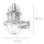 Lampe dextérieur murale Mesisng verre massif inoxydable