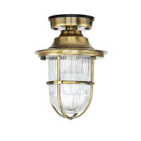 Plafonnier Outdoor laiton véritable verre IP54...