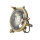 Lampe dextérieur hublot G9 Ø 14 cm laiton verre