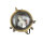 Lampe dextérieur hublot G9 Ø 14 cm laiton verre