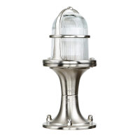 Luminaire de socle extérieur 25 cm E27 IP64 laiton...