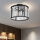 Lampe cristal plafond rond Ø 40 cm pour 3x E27