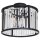 Lampe cristal plafond rond Ø 40 cm pour 3x E27
