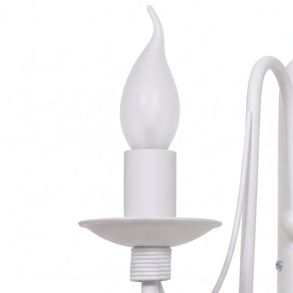 Applique murale Blanc Rustique Lampe Salon Couloir