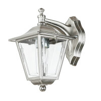 Lampe dextérieur mur laiton massif en nickel E27