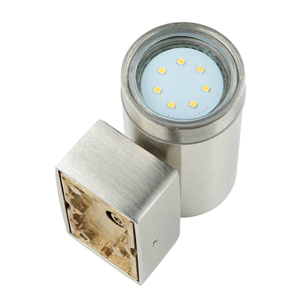 Lampe dextérieur murale laiton véritable H : 10 cm Downlight