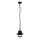 Lampe dextérieur IP44 E27 noir verre inox Maritim