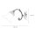 Applique Shabby Chic laiton véritable verre floral