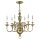 Lustre laiton salon baroque opulent