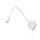 Lampe de lecture LED murale flexible câble interrupteur blanc