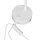 Lampe de lecture LED murale flexible câble interrupteur blanc