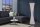Lampe sur pied extravagante Retro 120cm blanche