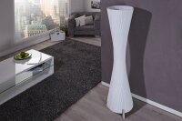 grand lampadaire 160cm rétro extravagant blanc