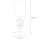 Lampe de table moderne artistique 45cm Lampe de table nature
