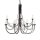 Lustre &eacute;l&eacute;gant Noir Rustique &Oslash;98cm