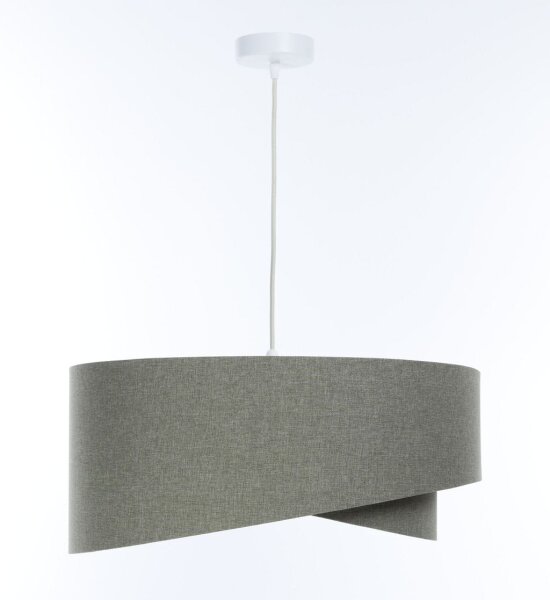 Suspension Tissu Vert E27 ronde D : 50 cm Moderne INGRAM