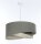 Suspension ronde D : 45 cm E27 Vert Tissu Moderne ajustable