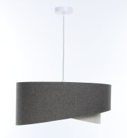 Lampe &agrave; suspendre Abat-jour en tissu et &Oslash;...
