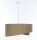 Suspension Tissu E27 D : 45 cm rond Beige Tissu Moderne