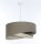 Suspension réglable Marron E27 ronde Ø 50 cm Tissu Moderne