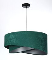 Lampe &agrave; suspendre Vert Argent E27 ronde &Oslash;...