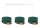 Lampe à suspendre 3 flammes vert or E27 tissu aspect velours