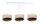 Suspension 3 flammes E27 en blanc beige marron or