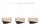 Suspension 3 flammes E27 en blanc beige marron or