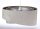 Lampe à suspendre ronde E27 D : 50 cm Gris Or Argent Abat-jour en tissu