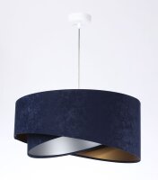 Lampe &agrave; suspendre Abat-jour en tissu rond D : 50...
