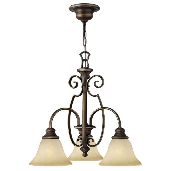 Lampe à suspendre design crème marron albâtre campagne