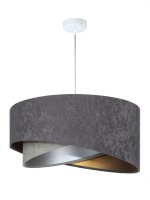 Lampe &agrave; suspendre Gris Argent Or &Oslash; 50 cm...