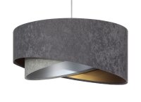 Lampe à suspendre Gris Argent Or Ø 50 cm...