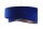 Suspension E27 ronde Ø 50 cm Bleu Or Tissu aspect velours