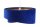 Suspension E27 ronde Ø 50 cm Bleu Or Tissu aspect velours