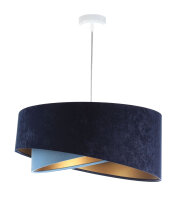 Suspension Tissu rond &Oslash; 50 cm Aspect velours...