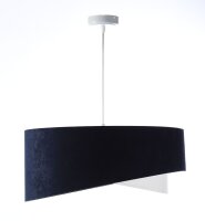 Lampe à suspendre Blanc Bleu E27 rond Ø 50...