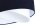 Lampe à suspendre Blanc Bleu E27 rond Ø 50 cm Tissu aspect velours