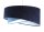 Suspension bleue E27 ronde D : 50 cm Aspect velours Tissu
