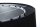 Suspension ronde D : 50 cm Tissu aspect velours noir blanc