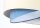Suspension Tissu aspect velours rond Ø 50 cm E27 Crème Bleu