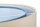 Suspension Tissu aspect velours rond Ø 50 cm E27 Crème Bleu